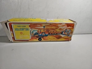 Vintage Friction Blechspielzeug Friktionshubschrauber - funktioniert & getestet - Top Zustand - Bild 1 von 5