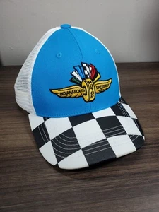 Mütze Kappe Indianapolis Motor Speedway Mesh karierte Flagge NASCAR Indy Racing - Bild 1 von 11