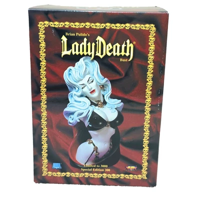Lady Death 2001 Brian Pulido Mini-Bust Special Ed Limited/300 Chaos! Comics - Image 1 of 4