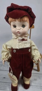1966 Effanbee Punkin Junge Puppe mit Sommersprossen Original Samt Kleidung Schuhe & Etikett - Bild 1 von 6