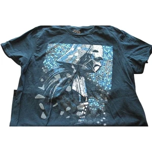 Star Wars T-Shirt Uomo Taglia Large Nera Darth Vader Vetrata - Foto 1 di 4