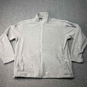 Merrell Jacket Mens XL Casual Gray Distressed Paint Full Zip Long Sleeve Hike - Picture 1 of 12