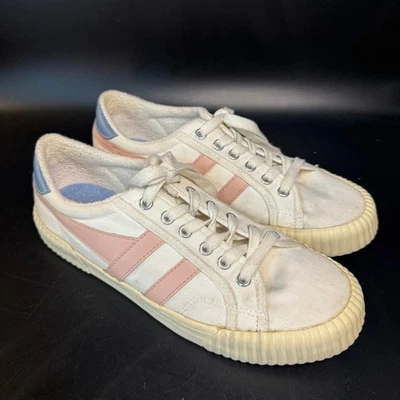 Tênis Gola Rally CLB395 Feminino de Lona Tamanho EUA 8.5 Retrô Rosa Branco - Imagem 1 de 4