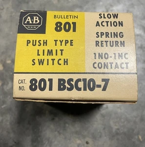 New Allen Bradley 801-BSC107 Replacement Limit Switch Contact Assembly BSC10 - Picture 1 of 12