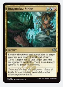 Dragonclaw Strike | MTG TDM | EDH Commander Temur Fight Pump | NEW NM - Picture 1 of 3