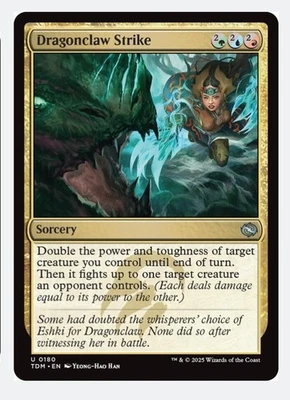 Dragonclaw Strike | MTG TDM | EDH Commander Temur Fight Pump | NEW NM - Image 1 of 3