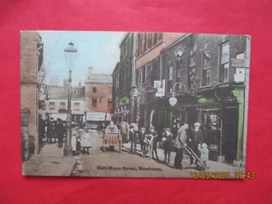 Half Moon Street-SHERBORNE-1919 Postcard - Picture 1 of 2