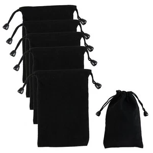 BIVOFU 5PCS Sacchetti di Velluto Con Coulisse Sacchetto Velluto 10 x 15 cm Ad... - Foto 1 di 7