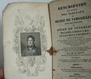 Description par salles des tableaux du musée de Versailles M. L. C** 1839 - Bild 1 von 9