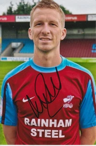 SCUNTHORPE UNITED HAND SIGNED ANDREW WRIGHT 6X4 PHOTO 1. - Picture 1 of 1