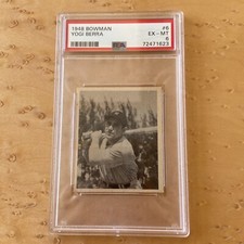 1948 Bowman Yogi Berra PSA 6 EX-MT Rookie Card RC #6