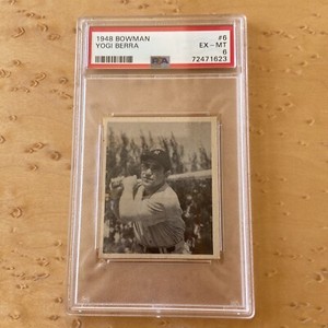 1948 Bowman Yogi Berra PSA 6 EX-MT Rookie Card RC #6