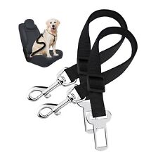 2 Pack Dog Seat Belt - Adjustable Travel Car Safety Harnesses Restraint for Dogs