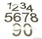 Stainless Steel House Numbers - No 764 - Stick on Self Adhesive 3M Backing 10cm