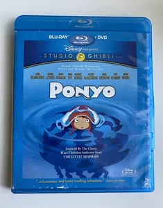 Ponyo (Blu-Ray + DVD, 2002) Disney & Studio Ghibli - Picture 1 of 3