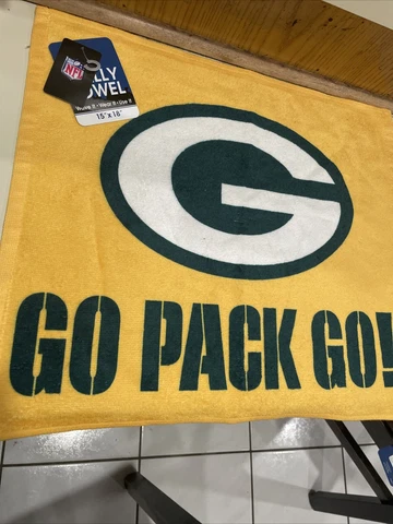 Greenbay Packers Team Fan 🔥Rally Towel 16x18. NFL🔥golf, Gym , Games And More Cover