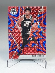 Tarjeta de novato reactiva azul mosaico Panini 2019-20 Cam Reddish RC SP #241 - Imagen 1 de 2