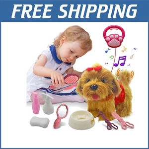 Soft Plush Walking and Barking Dog Toy - Perfect Birthday Gift for Kids 2-4 - Picture 1 of 8