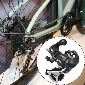 Shimano Tourney TX35 RD 6/7/8/21/24 Speed MTB Rear Derailleur Direct Mount Black - Picture 1 of 7