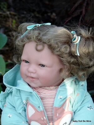 OOAK New Custom Made BERENGUER  21"  BABY DOLL ~ Little fox ~ - Image 1 of 4