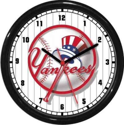 CLOCKS AND CABOODLE New York Yankees MLB American League AL Wall Clock 0625