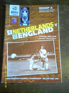3 PROGRAMMES EURO FOOTBALL 1996 ANGLETERRE SUISSE PAYS BAS ECOSSE - Imagen 1 de 10