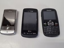 Vintage Cell Phone Lot Of 3 untested ! Parts or repair