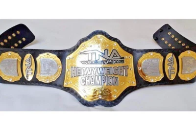TNA World Heavyweight Championship Belt - 2MM Brass, Adult Size Replica - Image 1 of 2