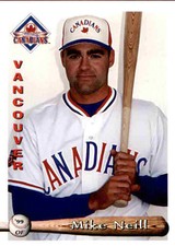 1999 Vancouver Canadians Grandstand #22 Mike Neill Martinsville Virginia VA Card