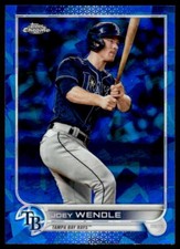 2022 Topps Chrome Sapphire  145 Joey Wendle  Tampa Bay Rays