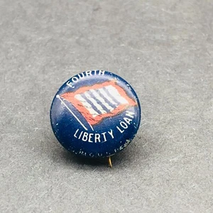 Vintage Erster Weltkrieg vierte Freiheit Darlehen Krieg Anleihen Knopf Pinback schön - Bild 1 von 4