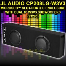 JL Audio 8 " Dual 8w3v3 MICROSUB Ported Enclosure Subwoofer - Cp208lg-w3v3