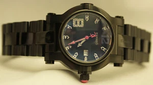 Renato Damen Beauty Swiss Quarz Schwarz MOP Edelstahl Armband Uhr - Bild 1 von 10