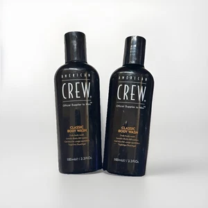 Two Pack - American Crew - Men’s Classic Body Wash - 3.3 oz - Travel Size - New - Picture 1 of 2