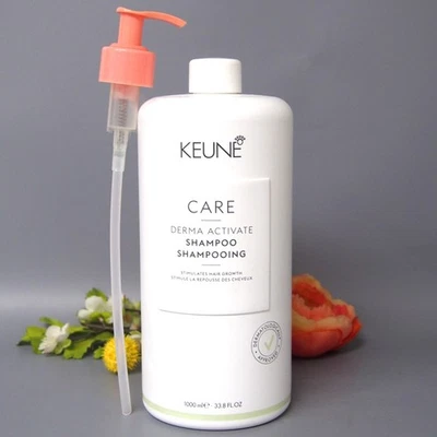 With Pump Keune Care Derma Activate Shampoo 1000ml / 33.8oz - Image 1 of 2