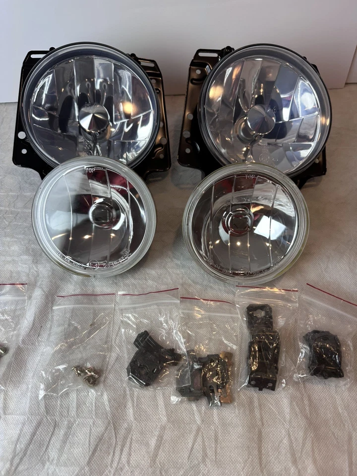 Volkswagen Golf Rabbit Cabriolet Mk1 Mk2 Euro Headlights High Beam Set Brand New - Image 1 of 4