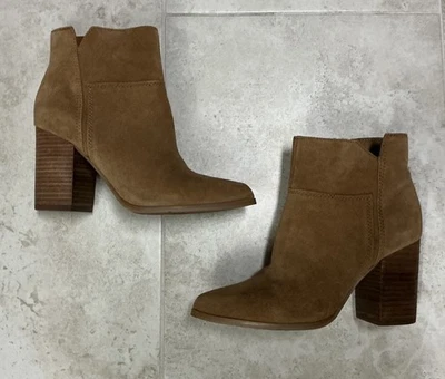 Nine West KEKE Suede Ankle Boots 5.5 Excellent Preowned - Image 1 of 4