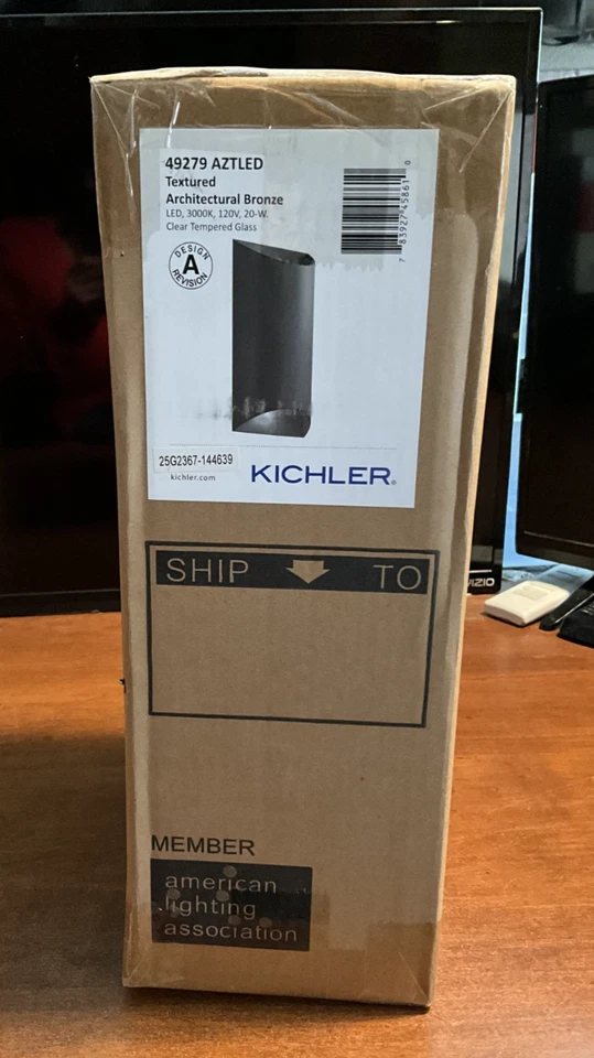 Kichler 49279AZTLED Outdoor Wall Sconce - Brown