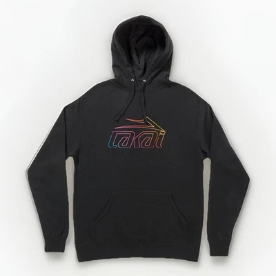 Lakai Sweatshirt Neon Pullover Hoodie Black Skater Clothes Skateboard Sz Large - Image 1 of 4