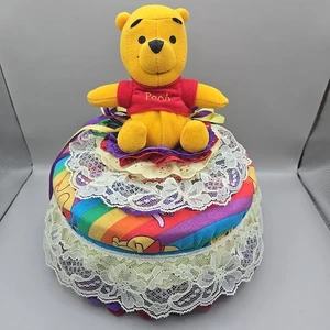 Winnie-The-Pooh Rattle Baby Shower Birthday Party Table Centerpiece Topper - Picture 1 of 8