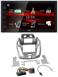JVC USB Bluetooth MP3 DAB 2DIN Autoradio für Ford Transit 12-18 Display Connect - Bild 1 von 9