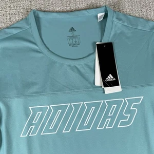 NUEVO CON ETIQUETAS Adidas Para hombres Pequeña Azul FB Hype Camiseta Manga Corta Camiseta de Entrenamiento Atlético - Imagen 1 de 6