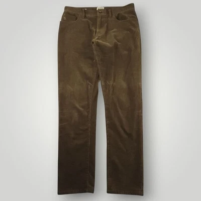 Todd Snyder Pants Mens 32x32 Slim Fit Italian Corduroy 5 Pocket Stretch Brown - Image 1 of 4