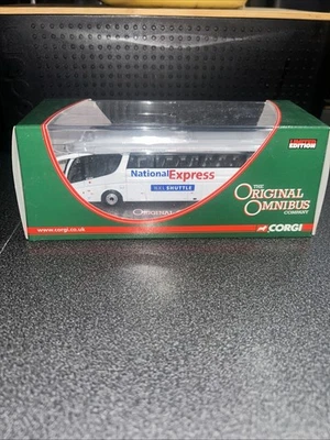 Boxed 1:76 CORGI OOC - OM46201/2 SCANIA IRIZAR PB NATIONAL EXPRESS NXL SHUTTLE - Image 1 of 2