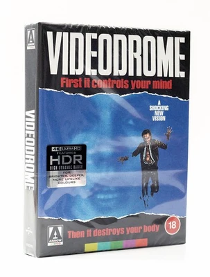 VIDEODROME LIMITED EDITION ARROW 4K Dolby Vision HDR UHD Blu-Ray OOP NEW SEALED - Image 1 of 4