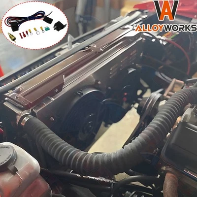 161 3 Row Radiator Shroud Fan For 1973-1986 Chevy/GMC C/K C10 C20 C30 K10/20 K30 - Image 1 of 4