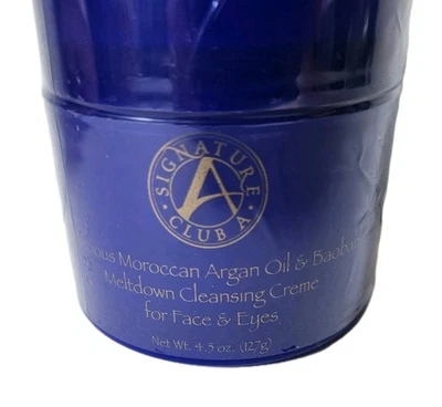 Creme de limpeza Signature Club A Precious Moroccan Argan Oil Meltdown 4,5 oz  - Imagem 1 de 4