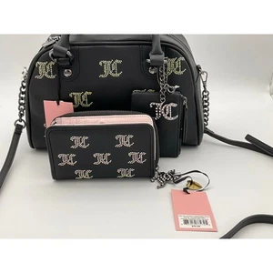 Borsa Bowler Juicy Couture Taking The Lead e portafoglio abbinato - Foto 1 di 11