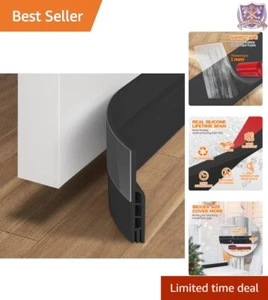 Effortless Installation 32" Door Insulator - Reduce Noise & Save Energy, Black - Picture 1 of 8
