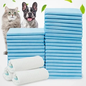 100pcs 17in Pet Diaper Dog Training Pee Pads Disposable Healthy Nappy Toilet Mat - Picture 1 of 9